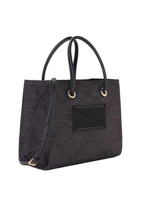 Borsa Elisabetta Franchi donna BS83A52E2110 nera rafia ELISABETTA FRANCHI | Borse | BS83A52E2110